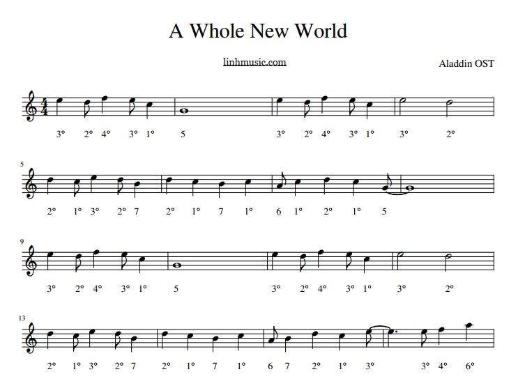 A Whole New World cover