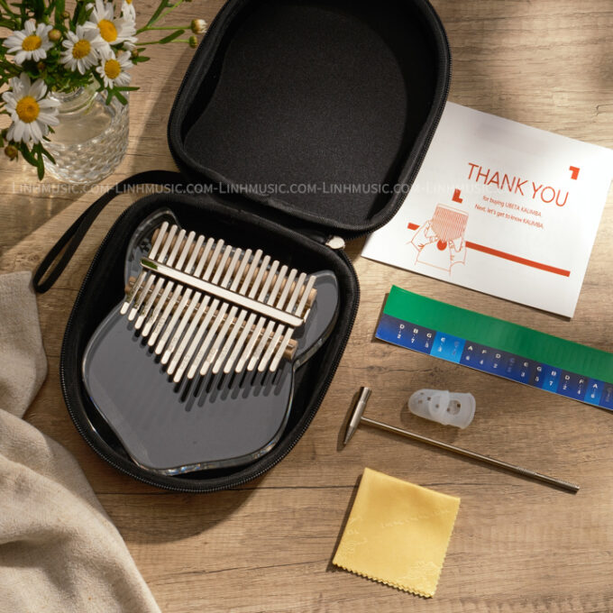 Đàn Kalimba trong suốt K17TSCAO