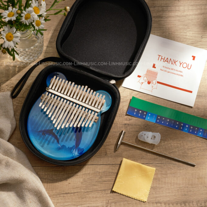 Đàn Kalimba trong suốt K17TSCAHEO