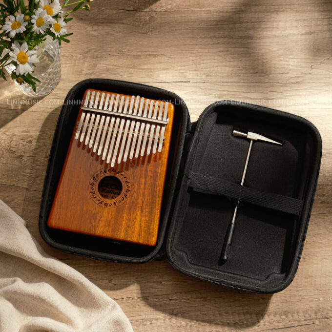 Hộp chống sốc đàn kalimba 17 phím cao cấp chính hãng